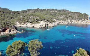 Luxury Villas Ibiza - rocky cala clear waters